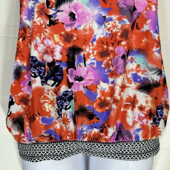 LOT of 2 Lands' End Blouson Tank Swim Top Women 12 Padded Cups Swimwear L - Picture 5 of 14